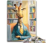 Working Giraffe Puzzles for Teenagers Teens 1000pc Puzzle,Game Toys Every Piece Is Unique - Challenging Family Fun Game (38x52cm)