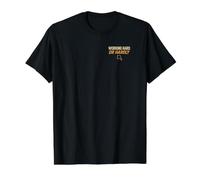 Working Hard Or Hardly Funny Office Humor Coworker Quote Value Graphic T-Shirt, Men, Black, S