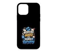 Working Hard or Hardly Refreshing Funny Office Case for iPhone 12 mini