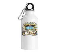 Working Hard or Hardly Working Tourist Water Bottle White
