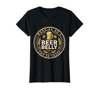 Working On A Beer Belly for 60 Years Drinker Jokes - Value Graphic T-Shirt, Women, Black, S