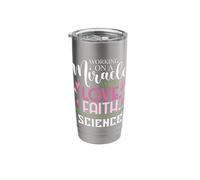 Working On A Miracle - Embryo Transfer IVF Support Pregnancy Stainless Steel Insulated Tumbler