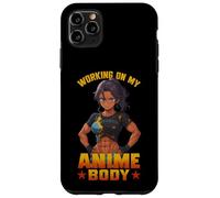 Working On My Anime Body Vintage Muscular Anime Bodybuilder Case for iPhone 11 Pro Max