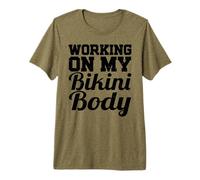 Working On My Bikini Body - Funny Summer Premium T-Shirt