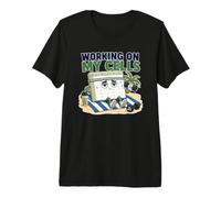 Working On My Cells Spreadsheet Gym Pun Premium T-Shirt