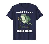 Working on My Dad BOD Funny Frog Father's Day T-Shirt