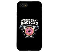 Working On My Mooscles Humor Fitness Gym Doughnut Men Women Case for iPhone SE (2020) / 7/8