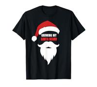 Working On My Santa Beard Funny Christmas for Men T-Shirt