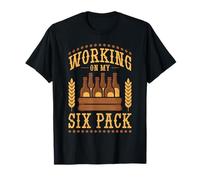 Working On My Six Pack, Beer Day T-Shirt