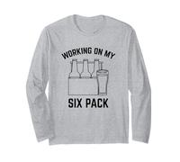 Working on My Six Pack Funny Craft Beer Long Sleeve T-Shirt