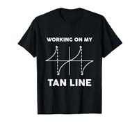 Working On My Tan Line - Funny Math Shirt for Mathematicians T-Shirt