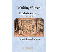 Working Women in English Society, 1300-1620