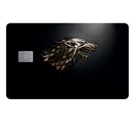 WORKIRAN Winter is Coming Credit Card Sticker | Unisex Adults, Tech-Savvy, Style-Conscious, Digital Payment Users | Identity Theft Protection | Vinyl Material | Slim, Waterproof, Scratch Resistant