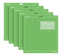 WORKLION Cutting Mat StandardGrip for Cricut: (12x12 Inch, 5 Mats) Explore One/Air/Air 2/Maker Standard Adhesive Sticky Non-Slip Durable Craft Mat - Replacement Accessories