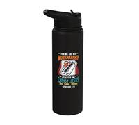 Workmanship Created in Christ Religious Crafting Stainless Steel Insulated Water Bottle