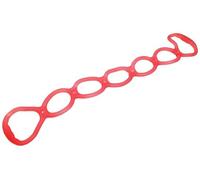 Workout Bands 7 Ring Adjustable Resistance Bands for Upper Body Home Workout Walking Exercise Workout Bands Fitness Program Exercise Band Stretch Band for Recovery 33×3.3 Inch (Red)