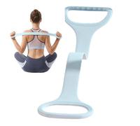 Workout Bands - Arm Toner | Figure 8 Silicone Resistance Trainer | 1-Pack Ergonomic Band for Home Yoga Back Shoulder Stretching Fitness, Durable High Elasticity, Comfortable Soft Grip, Pink Blue