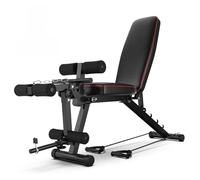 Workout Bench,Strength Training Equipment, Adjustable Folding Dumbbell Stool Leg Extension and Curl Foldable Lifting Ab Sit Up Home Training Gym