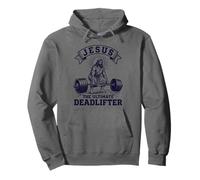 Workout Christian Gym Lover Jesus The Ultimate Deadlifter Pullover Hoodie