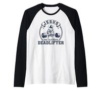 Workout Christian Gym Lover Jesus The Ultimate Deadlifter Raglan Baseball Tee