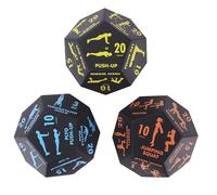 Workout Dice - Workout Cube Equipment | 12-Sided Fitness Tool | Deal Fitness Accessory For Exercise Classes & Home Gym, Foam Workouts Aid Beginners To Experts