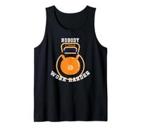 Workout Gym Motivational Quote Nobody Cares Tank Top