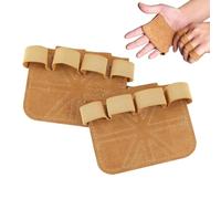 Workout Hand Pads - Leather Gym Grips, Anti-Slip Protectors | Fitness Training Gear for Men, Women, Weightlifting, Deadlifts, Pull-Ups, Dumbbell, Row, Kettlebell, Exercise, Indoor, Outdoor, Daily Use
