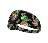 Workout Headband for Women Men Athletic Non Slip for Yoga Running Sports Hair Bands Bandeau Headbands Sweat Hair Accessories (Natural Vintage Watercolor Cactus In Boho Style Flowers Twigs White)