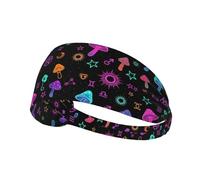 Workout Headbands Non Slip Yoga Running Exercise Head Bands Elastic Sweat Band Hair Bands Upside Down Pines Headbands Hair Wrap