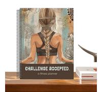 Workout Journal - Weight Food Tracker Notebook - Spiral Workout Journal Planner,for Students Men Women Gym Home School Morning Daily Life Self Care Home School Daily