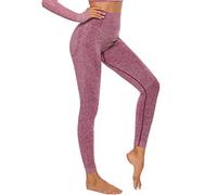workout leggings High Waist Seamless Leggings Push Up Leggins Sport Women Fitness Running Yoga Pants Energy Elastic Trousers Gym Girl Tights (Color : 01 Leggings Maroon, Size : S)