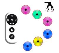 Workout lights， 270° Viewing Angle and Smart Remote Control, 56MM Round Design, for Coaches Gyms Individual