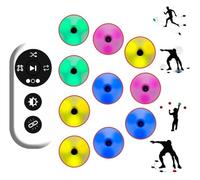 Workout lights， Agile Response Speed Training Kit, Agility and Time, Multi-Mode Remote Control(10 Lights)
