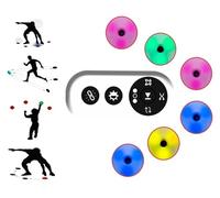 Workout lights， Agile Response Speed Training Kit, Agility and Time, Multi-Mode Remote Control(6 Lights)