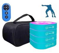 Workout lights， Flash Reflex and Reaction Training LED Light, Multi-Mode Remote Control(4lights)