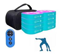 Workout lights， Flash Reflex and Reaction Training LED Light, Multi-Mode Remote Control(8lights)