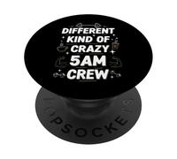Workout Morning Saying Different Kind of Crazy 5am Crew PopSockets Adhesive PopGrip