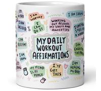Workout Mug, My Daily Workout Affirmations Mug, Gym Mug, Gym Gifts for Women, Workout Gifts for Women, Fitness Gifts
