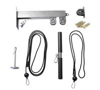 Workout Pulley System - Wall Cable Weight, Low Row Cable System - Low Row Cable System 220 lbs Load Capacity, Fitness Equipment 360 Degree Swivel
