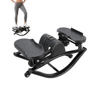Workout Stepper - Portable Exercise Training Equipment, Compact Exercise Machine | Mini Step Climber Rock Trainer for the Knees Joints Leg Glutes Abs Strength Cardio Tool for Home Gym Office Apartment