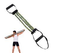 Workout Stretch Bands, Fitness Resistance Stretcher, Lightweight 3-Hole Resistance Stretcher for Sports, Yoga, Gym, Rehabilitation, Exercises