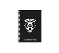 Workout Tracker - The Perfect Planner to record your Gym or Home Workouts - Six colours/styles - A5 size with 104 pages and space for 100 workouts - Set Goals & Track Progress