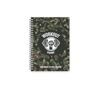 Workout Tracker - The Perfect Planner to record your Gym or Home Workouts - Six colours/styles - A5 size with 104 pages and space for 100 workouts - Set Goals & Track Progress