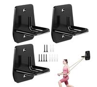 Workout Wall Mount - Professional Exercise Band Hooks, Heavy Duty Training Bracket | Safe Fitness Hanger for Resistance Straps, Home, Gym, Bodyweight, Strength, Yoga, Boxing, M