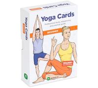 WorkoutLabs YOGA CARDS - Beginners: Professional Visual Study, Class Sequencing & Practice Guide with Essential Poses, Breathing Exercises & Meditation - Yoga Flash Cards/Yoga Deck with Sanskrit