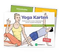 WorkoutLabs YOGA CARDS I & II - Complete Set Beginners & Intermediate: Professional Visual Study, Class Sequencing & Practice Guide · Premium Yoga Flash Cards Deck with Sanskrit (German)