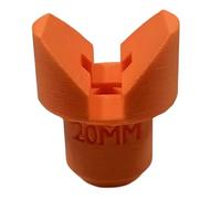Workpiece Clamp Peg with V-Shaped Molded Clamp Pin, 20mm | Single Accessory for Woodworking Projects and Shop Layout, Home Workshop Use, Round or Square Workpieces