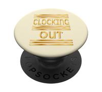 WORKPLACE CLOCKING OUT PopSockets Adhesive PopGrip