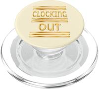 WORKPLACE CLOCKING OUT PopSockets PopGrip for MagSafe