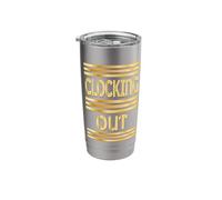 Workplace CLOCKING Out Stainless Steel Insulated Tumbler